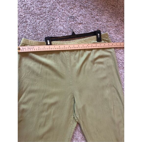 Froxx Women’s Green Striped Pattern 2 Piece Suit Blazer and Pants Size L - Picture 8 of 12